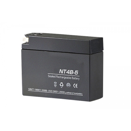 ◎【10個セット】 NBS NT4B-5 スタンダードバッテリー (液入充電済) (YT4B-BS、GT4B-5 互換)