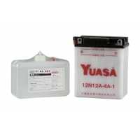 【台湾YUASA】 ユアサ 液別開放型バッテリー 12N12A-4A-1