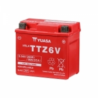 【台湾ユアサ】ユアサ液入りバッテリー TTZ6V