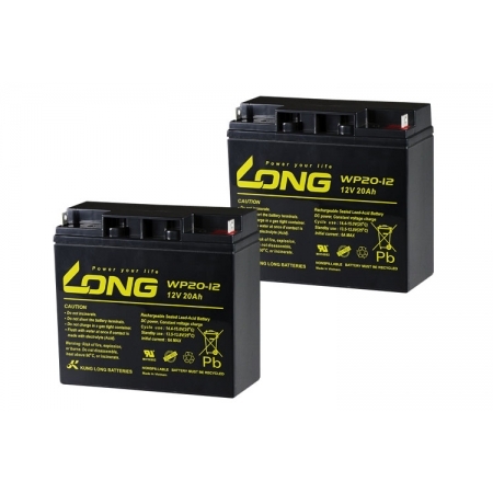 LONGバッテリー WP20-12 2個セット UPS (無停電電源装置) 12V20Ah