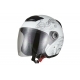 グラフィックジェットヘルメット Mサイズ ホワイト
