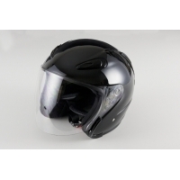 エアロフォルムジェットヘルメット Lサイズ ブラック