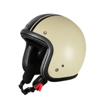 ≪価格改定≫ヘルメットスモールジェット タイプA アイボリー/ブラック A-611C