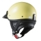 バイクヘルメット ポリスヘルメット ハーフヘルメット 半帽ヘルメット アメリカン アイボリー フリーサイズ(57~60cm未満)