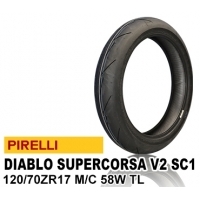 PIRELLI DIABLO SUPER CORSA V2 SC1 120/70ZR17 2303500