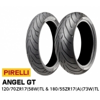 PIRELLI(ピレリ)  ANGEL GT 120/70ZR17 (58W) TL & 180/55ZR17 (A) (73W) TL【前後セット】