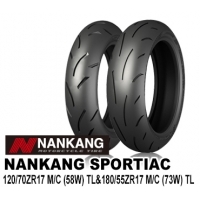 NANKANG(ナンカン)  SPORTIAC120/70ZR17(58W)TL&180/55ZR17(73W)TL 【セット】