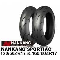 NANKANG(ナンカン)  SPORTIAC 120/60ZR17 & 160/60ZR17 前後セット