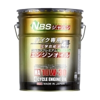 【NBS】 バイク専用 ウルトラプレミアム 4サイクルエンジンオイル 20L 化学合成油 10W-30
