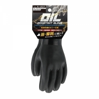 おたふく手袋　Ａ-207　ＰＶＣオイルレジスタントグローブ　ブラック　Ｍサイズ　1双
